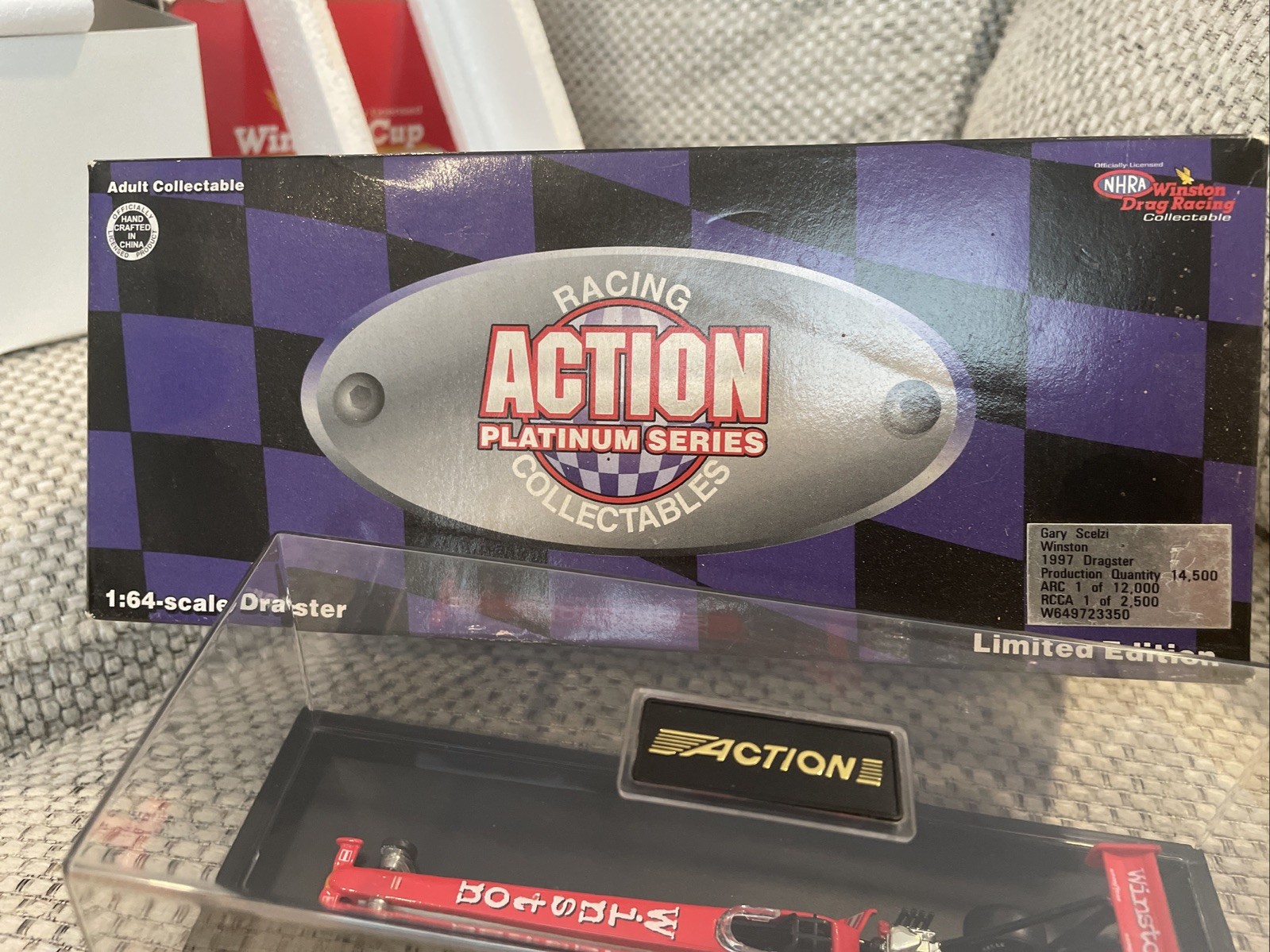 GARY SCELZI WINSTON ACTION 1:64 TOP FUEL DRAGSTER LIMITED EDITION 1997 NHRA