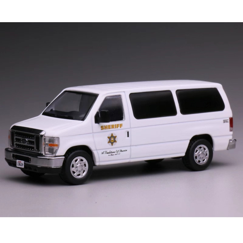 1/64 Ford E350 Los Angeles Sheriff SUV Alloy Die Cast Car Model Collectables New