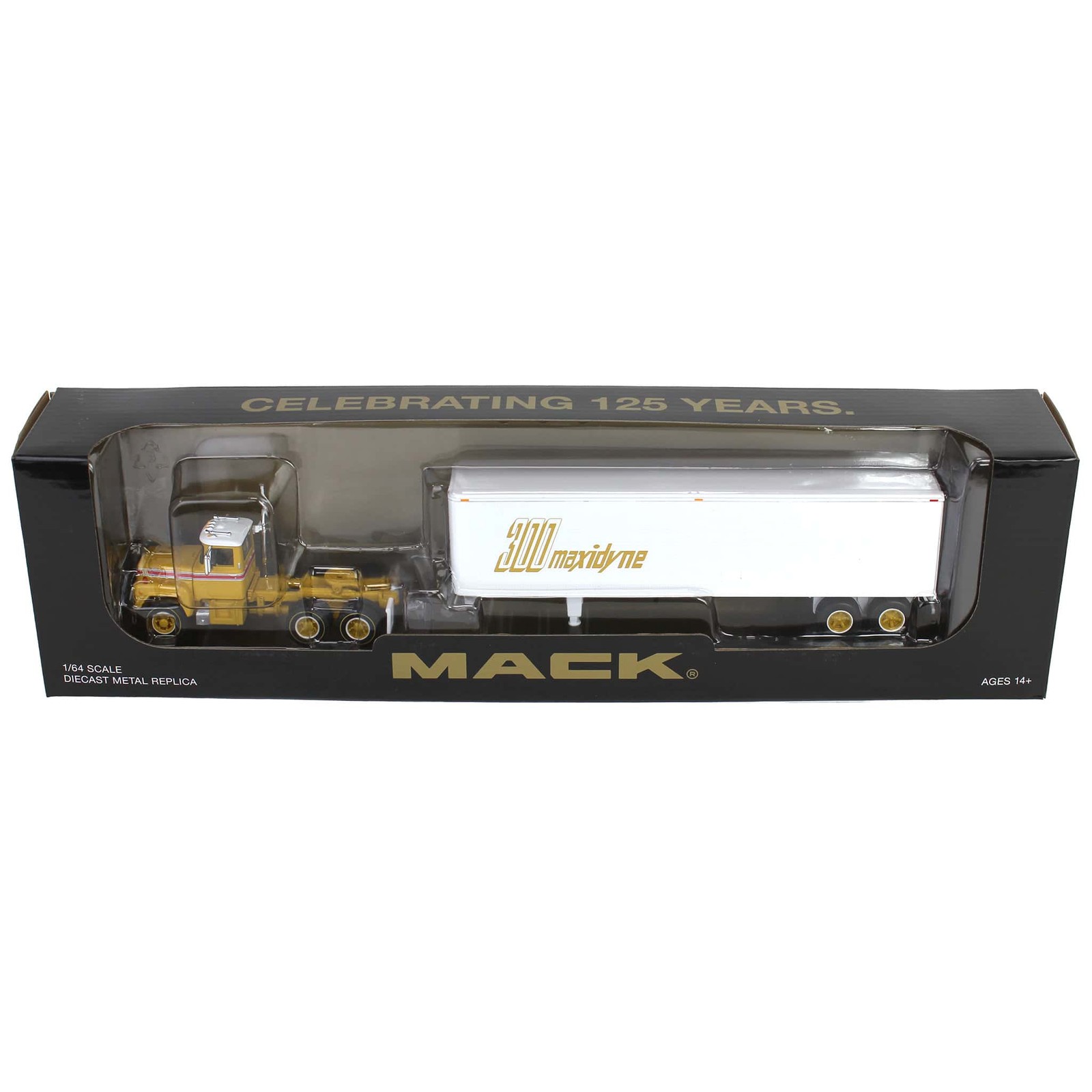 First Gear DCP 1/64 Mack R-Model Day Cab Vintage Trailer 125 Years Mack 60-2022