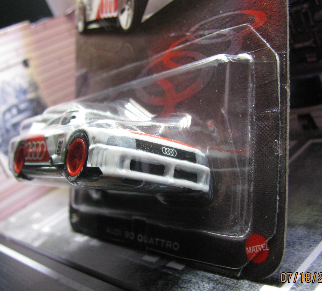 2026 Hot Wheels Silver Series Audi ’90 Quattro #1/5, w/Real Riders Wheel Swap