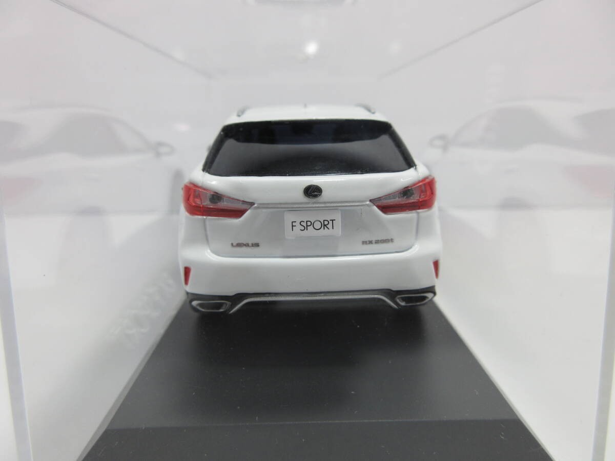Mini car 1/43 Lexus RX F Sport LEXUS RX200t F SPORT White Nova glass flake