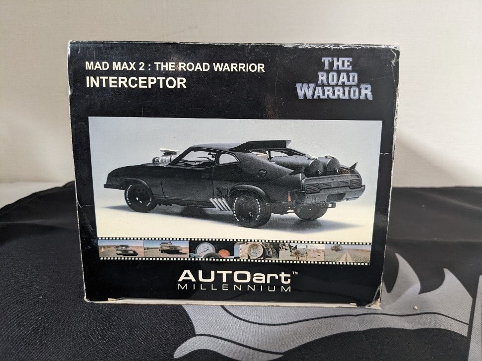 Mad Max 2 Diecast Car 1/18 The Road Warrior Interceptor AUTOart Millennium USED