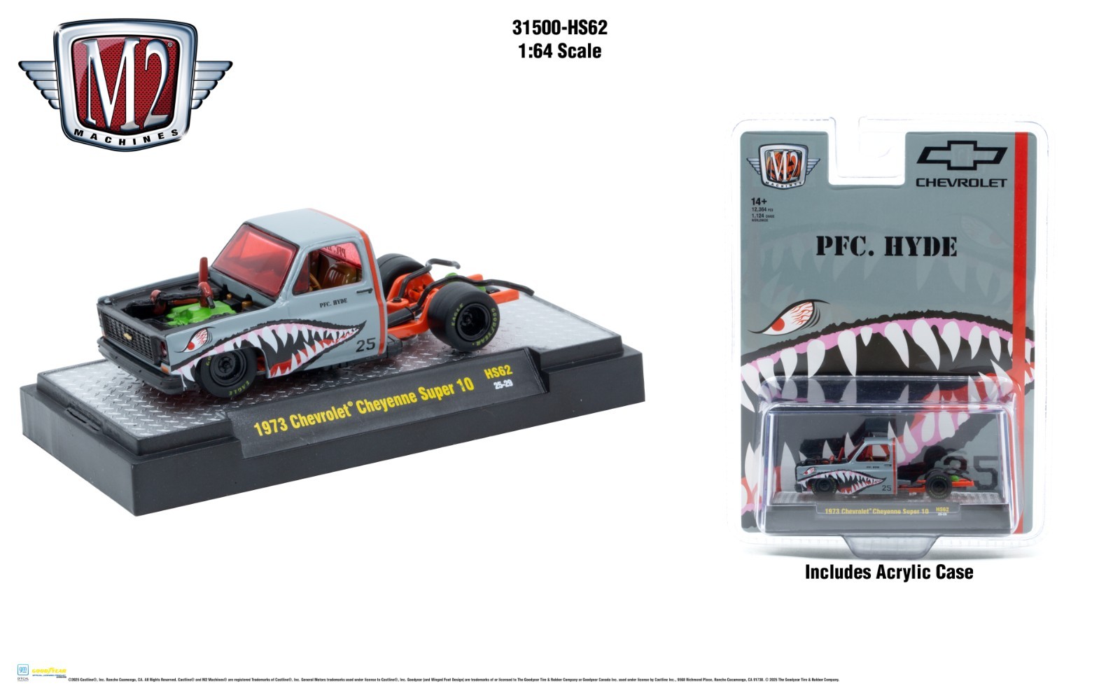 Hobby Exclusive HS62 1973 Chevy Cheyenne PFC Hyde M2 Limited Edition 12,364