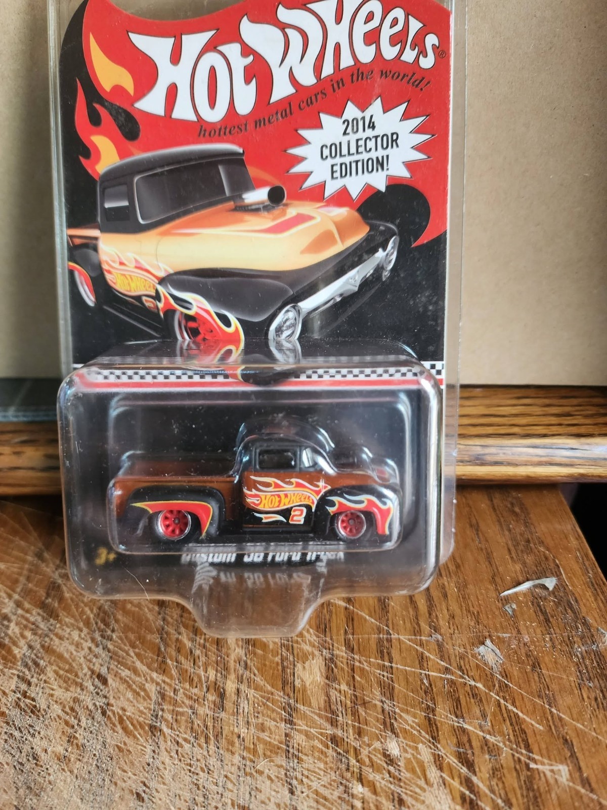 Hot Wheels Redline Club Exclusive-custom 1956 Ford Truck-orange/black