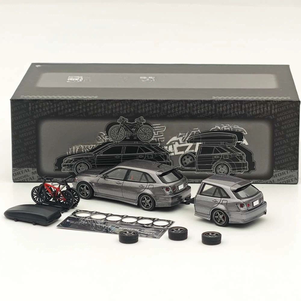 Mortal 1:64 ALTEZZA GITA Elixir Trailer Set JDM Alloy Diecast Car Collectible