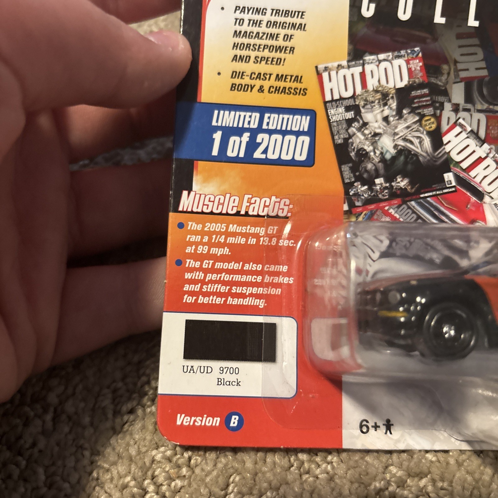 Johnny Lighting Hot Rod Collection 2005 Ford Mustang GT Version B Release 4 JH