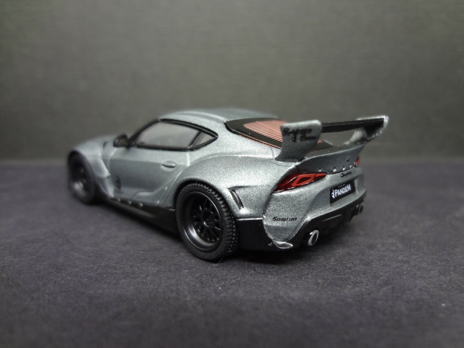 Mini GT Pandem Toyota GR SUPRA V1.0 matte grey 1:64 loose with box
