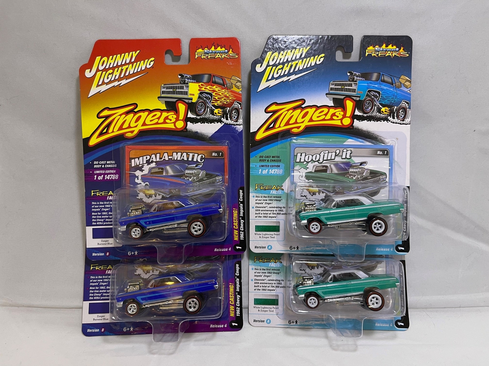 # 01135 – JL Street Freaks Zingers Lot – 4 Pcs.