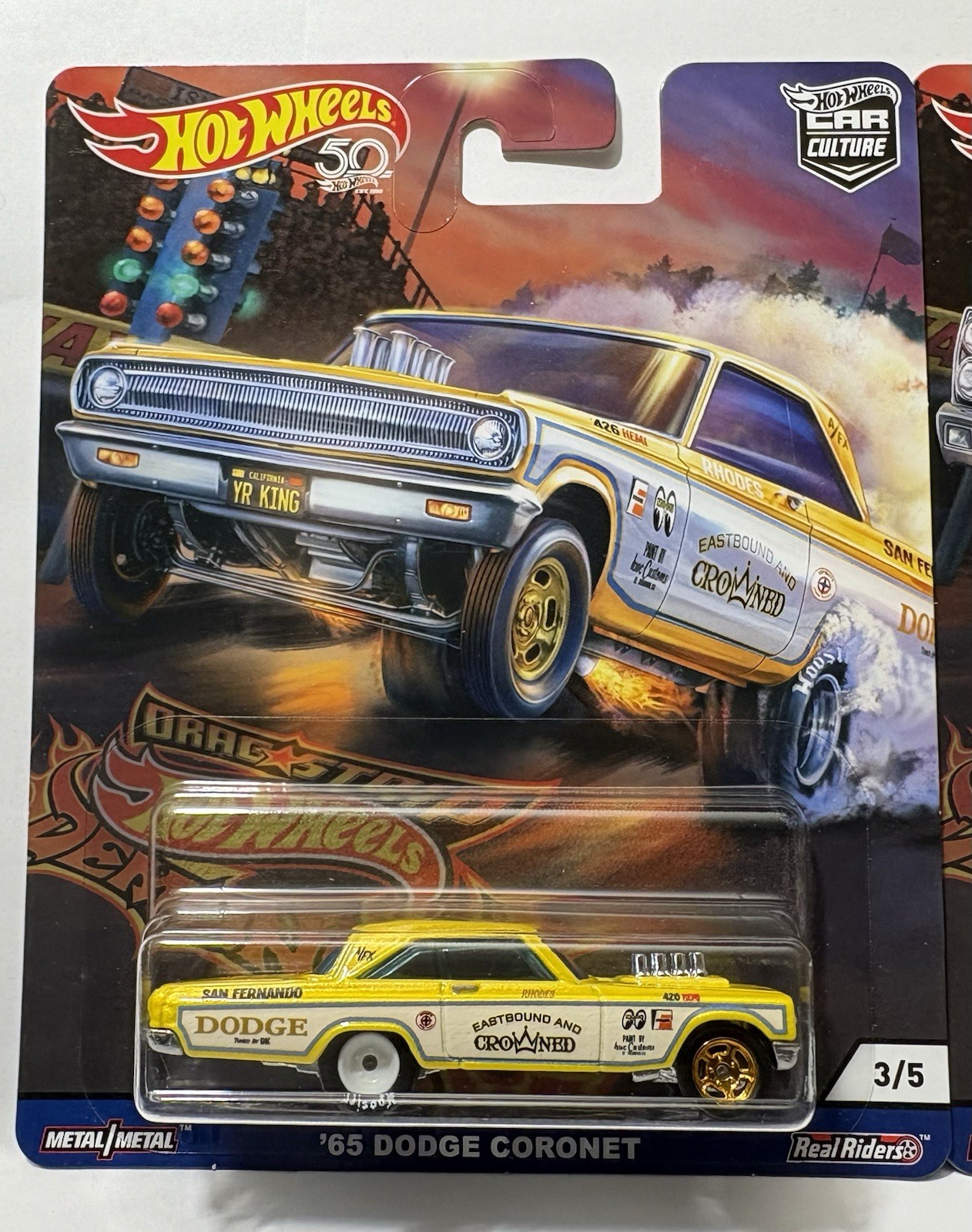 2018 Hot Wheels Premium 50th Car Culture Drag Strip Demons Gasser 5 Car Set