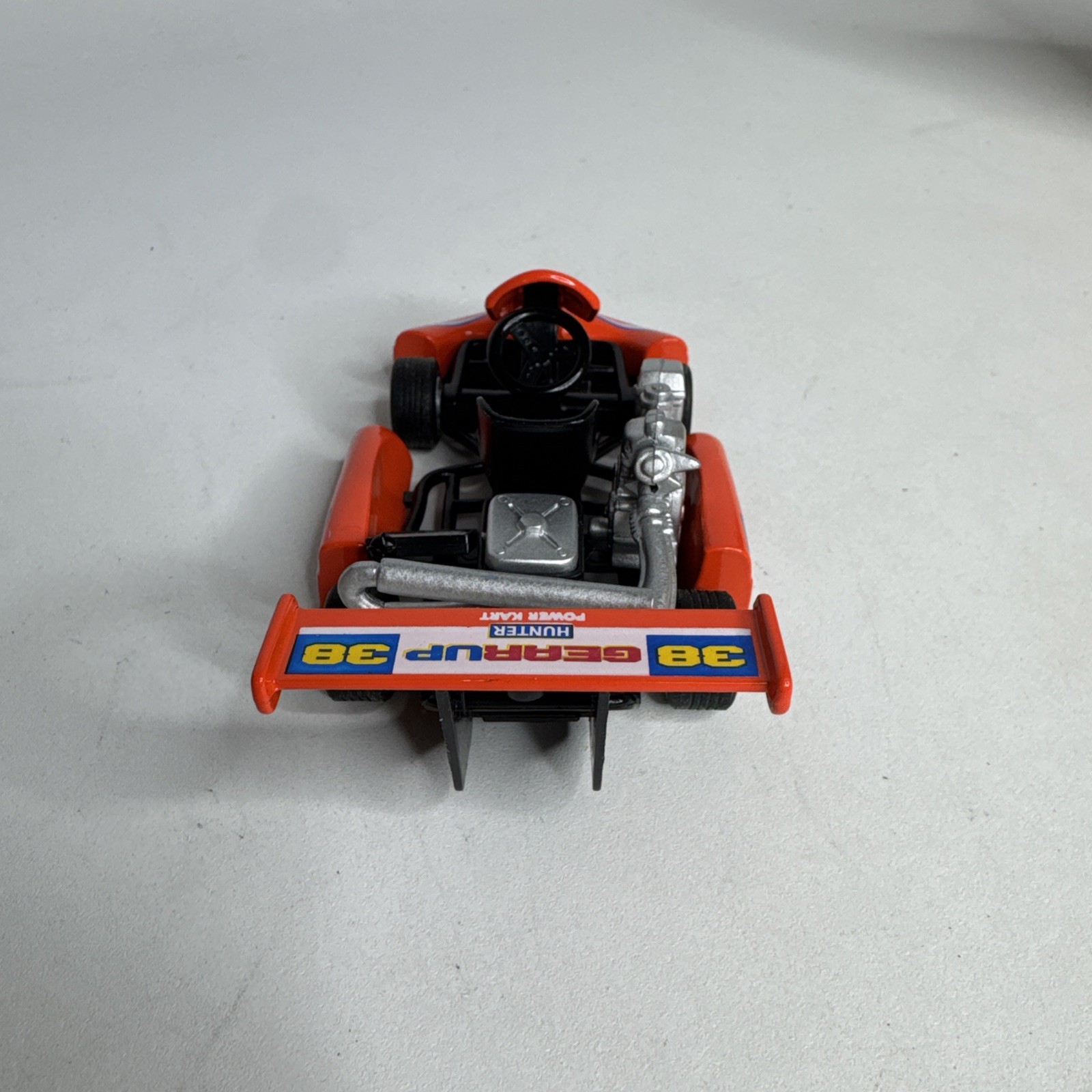 Lot Of 2 Kintoy Diecast GO-karts #38 Gear Up World Racer Pull Back Orange Black