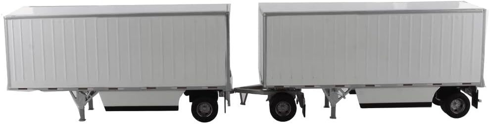 1:50 Wabash National 28′ White Pup Trailers – Diecast Masters – 91036