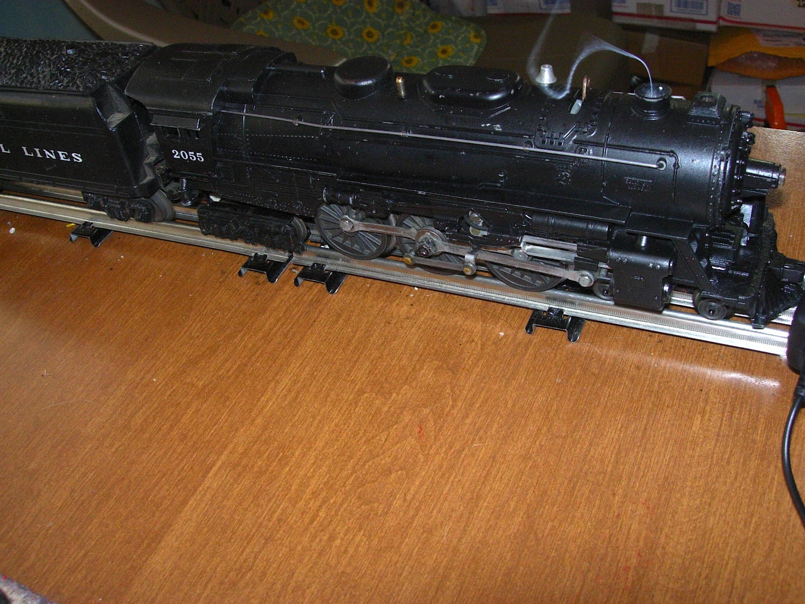 HERE IS A NICE LIONEL #2055 O/027 GAUGE 4-6-4 DIE-CAST “HUDSON” ENGINE/TENDER A1