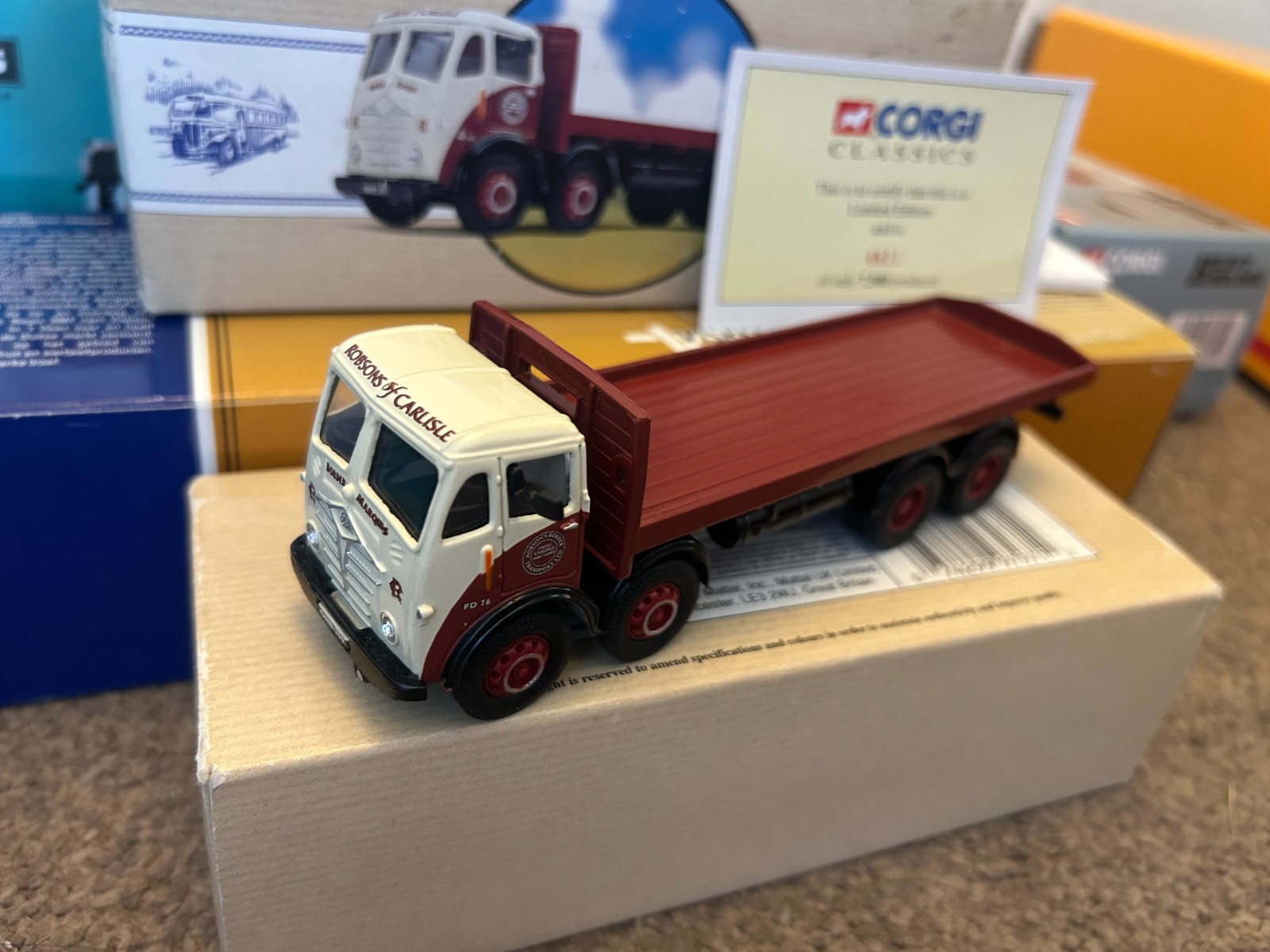 Corgi Classic 97971 Foden 8 Wheel Flatbed Robsons of Carlise 1/50