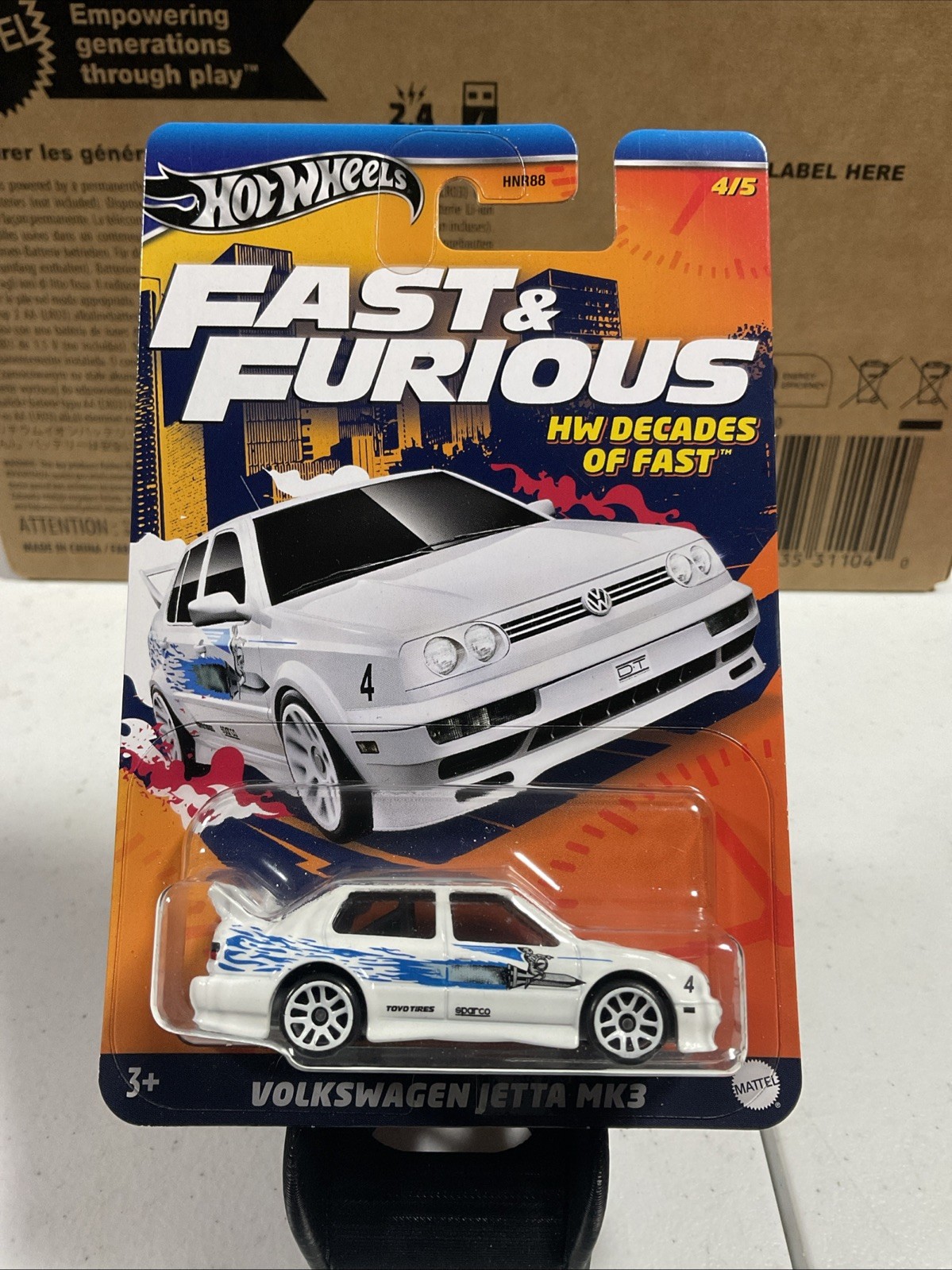 2024 HOT WHEELS FAST & FURIOUS HW DECADES OF FAST VW VOLKSWAGEN JETTA MK3 – 4/5