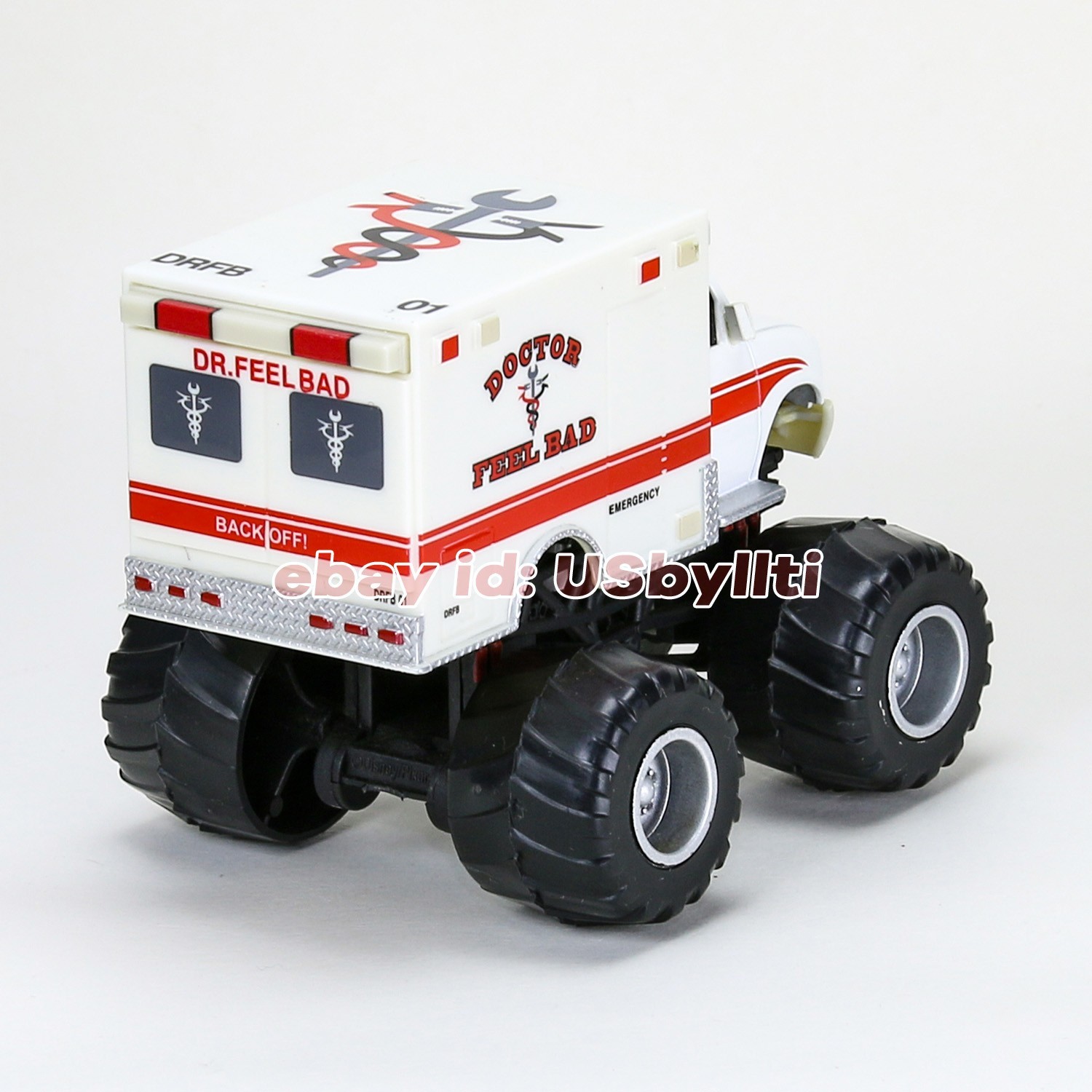 Display Model Vehicle Disney Pixar Cars Toon Monster DR. Feel Bad 1:55 Diecast
