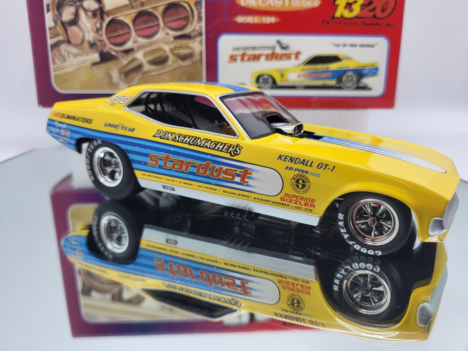 1320 THE FLOPPERS 1971 PLYMOUTH CUDA DON SCHUMACHERS “STARDUST” 1:24 SCALE **MIB