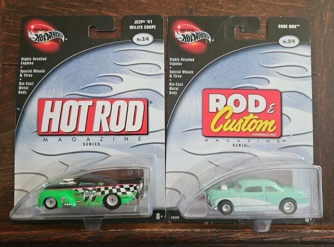 Hot Wheels Magazine Series ” HOT ROD” & “ROD and CUSTOM” (#256)
