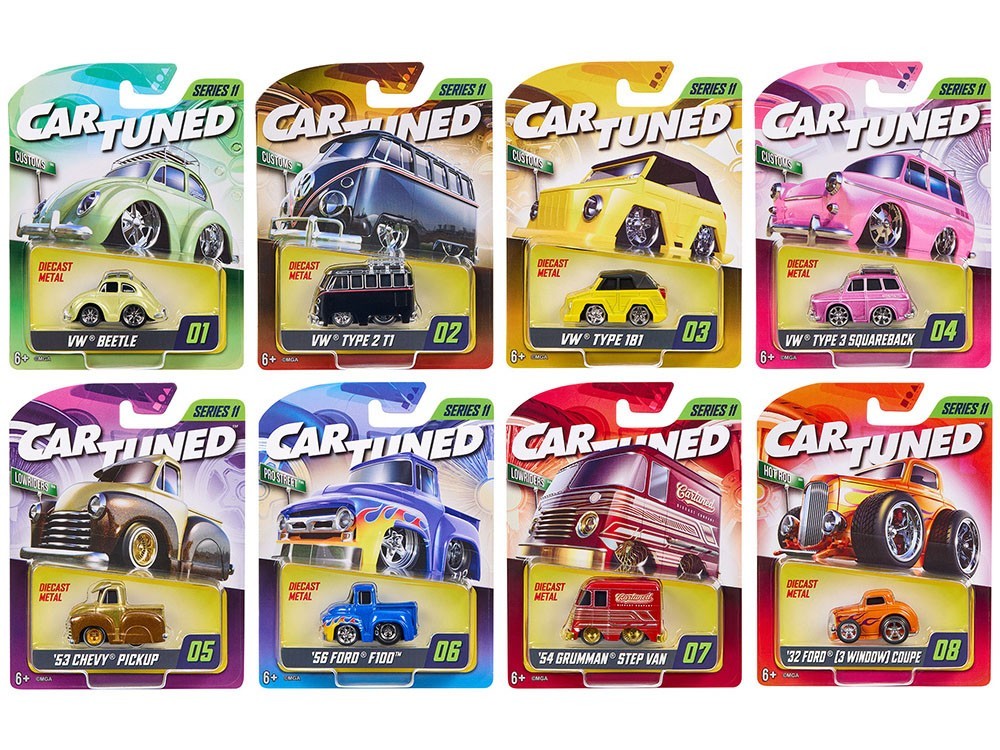 “MAINLINE” 2026 SERIES 11 SET OF 8 PCS DIECAST MODELS BY CARTUNED 592631-XX10