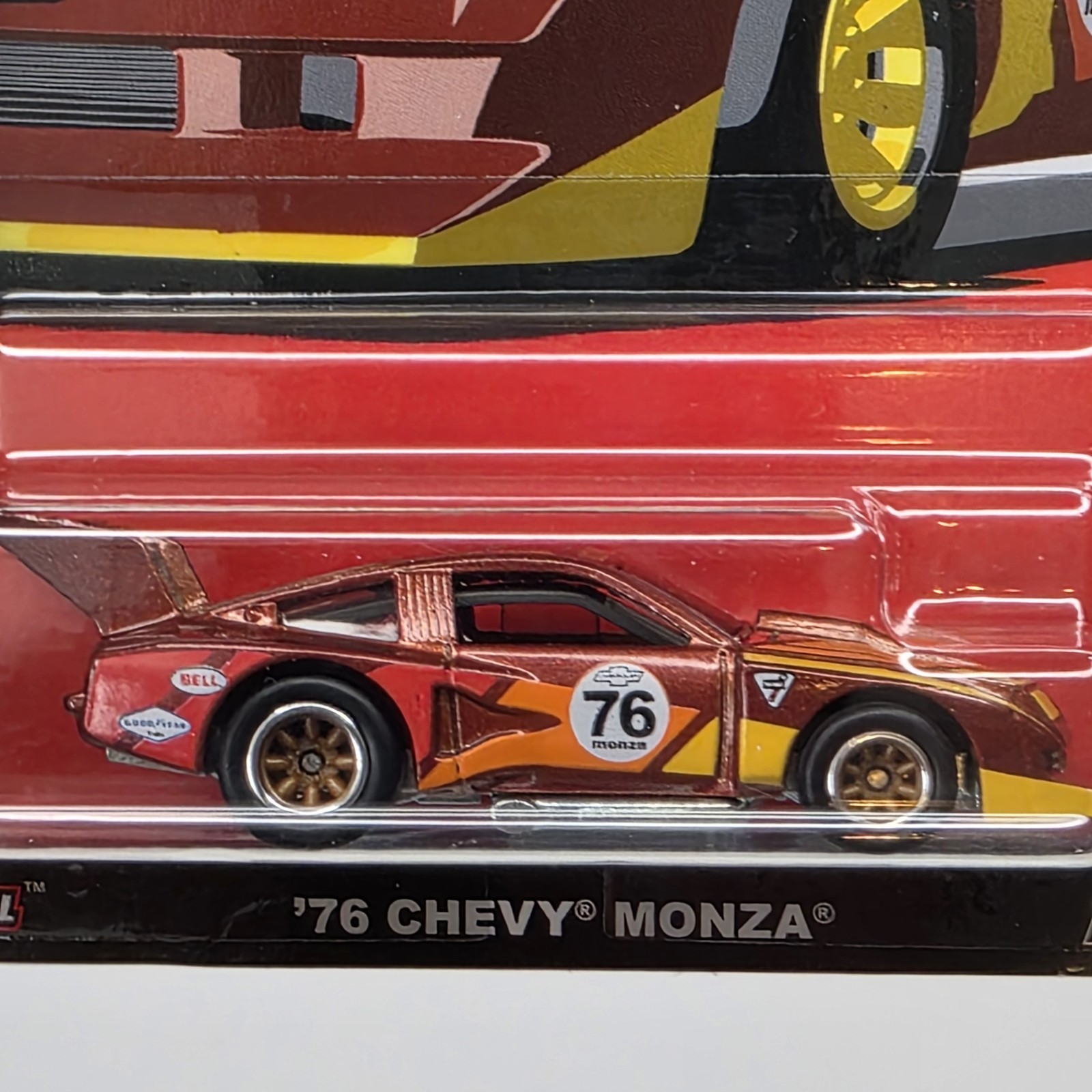 Hot Wheels Premium Car Culture Silhouettes 1976 Chevy Monza 1/64 w/ Protector