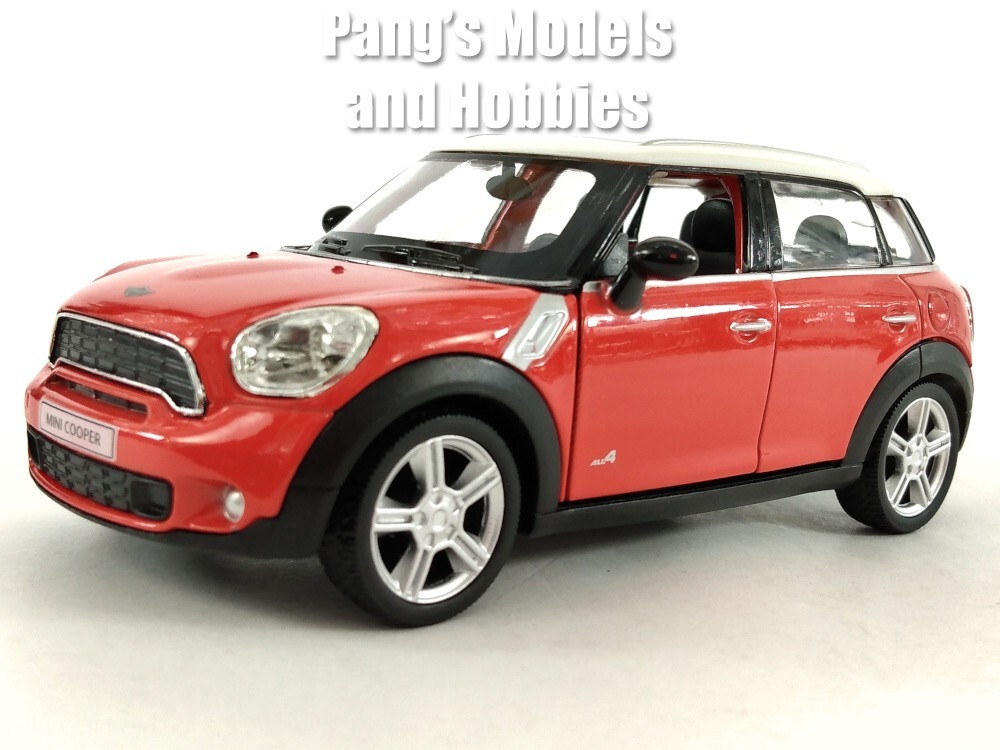 5 Inch Mini Cooper Countryman S 1/34 Scale Diecast Model by Unifortune – RED