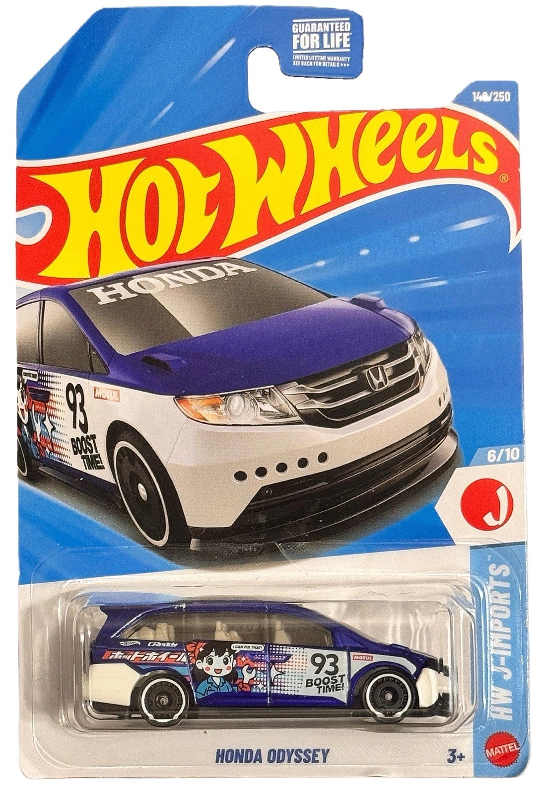 Hot Wheels Honda Odyssey HW J-Imports White Blue 6/10 149/250 2026