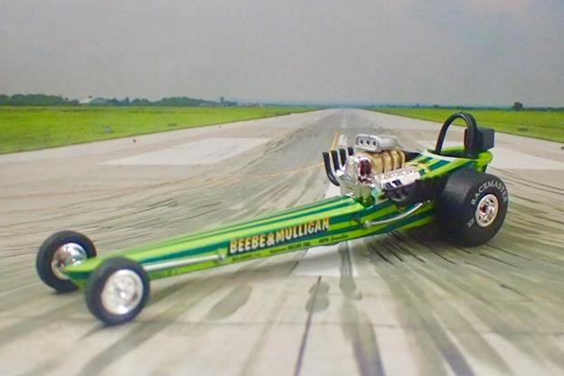 1969 Top Fuel V8HEMI Rail Dragster Beebe & Mulligan The Fighting Irish 1/64 LE K