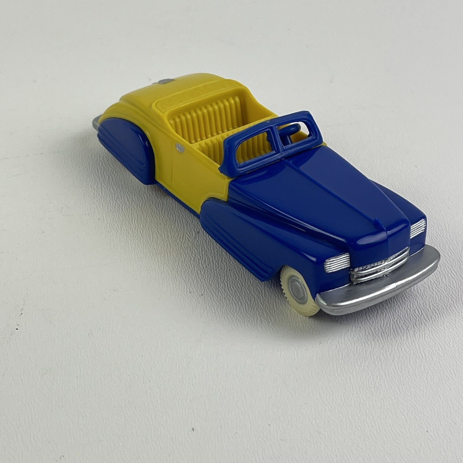 Dimestore Dreams Convertible Car Deluxe Plastic Blue and Yellow