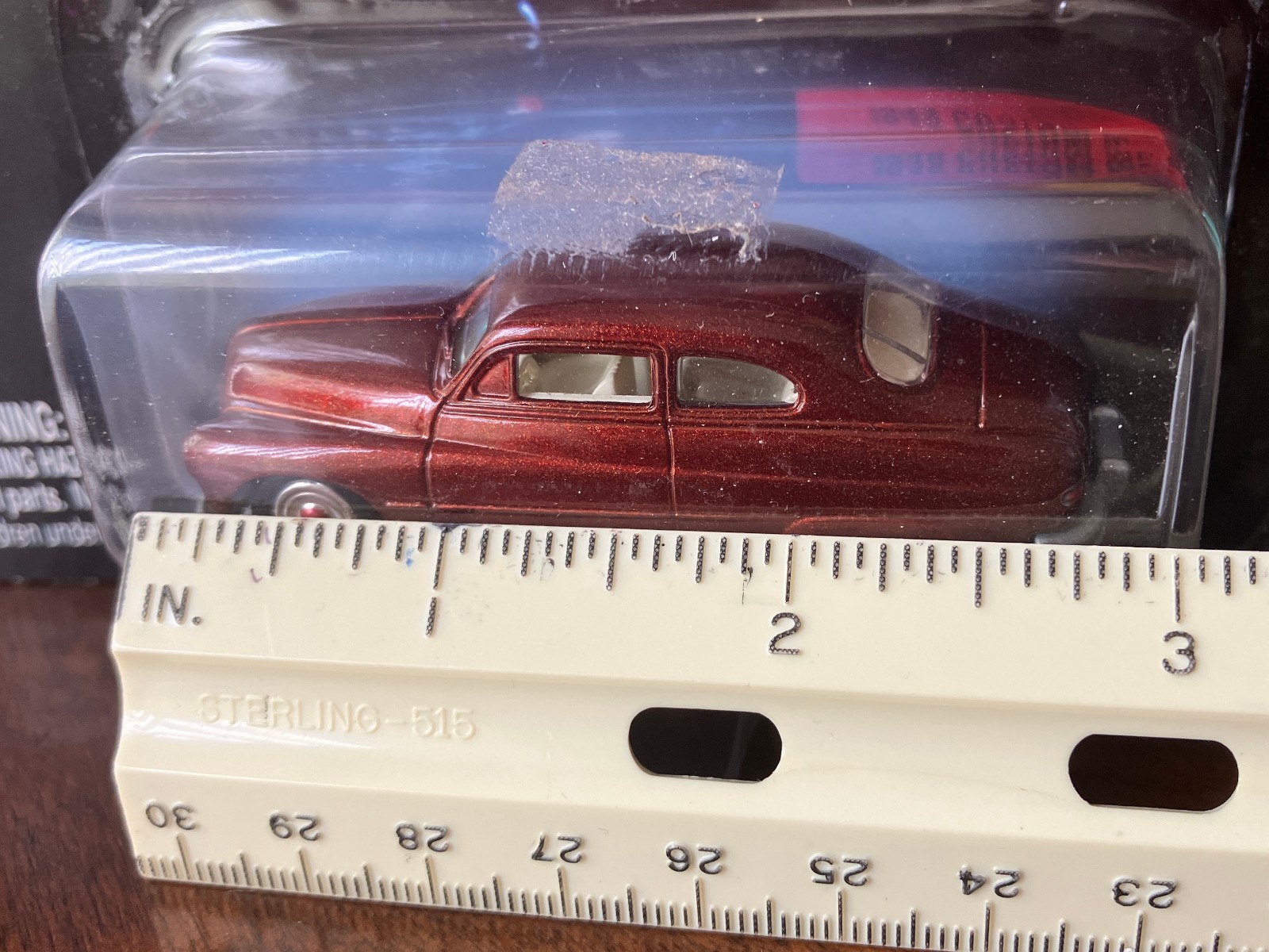 Johnny Lightning American Graffiti 1/64 1949 ’49 Custom Mercury Coupe red sealed