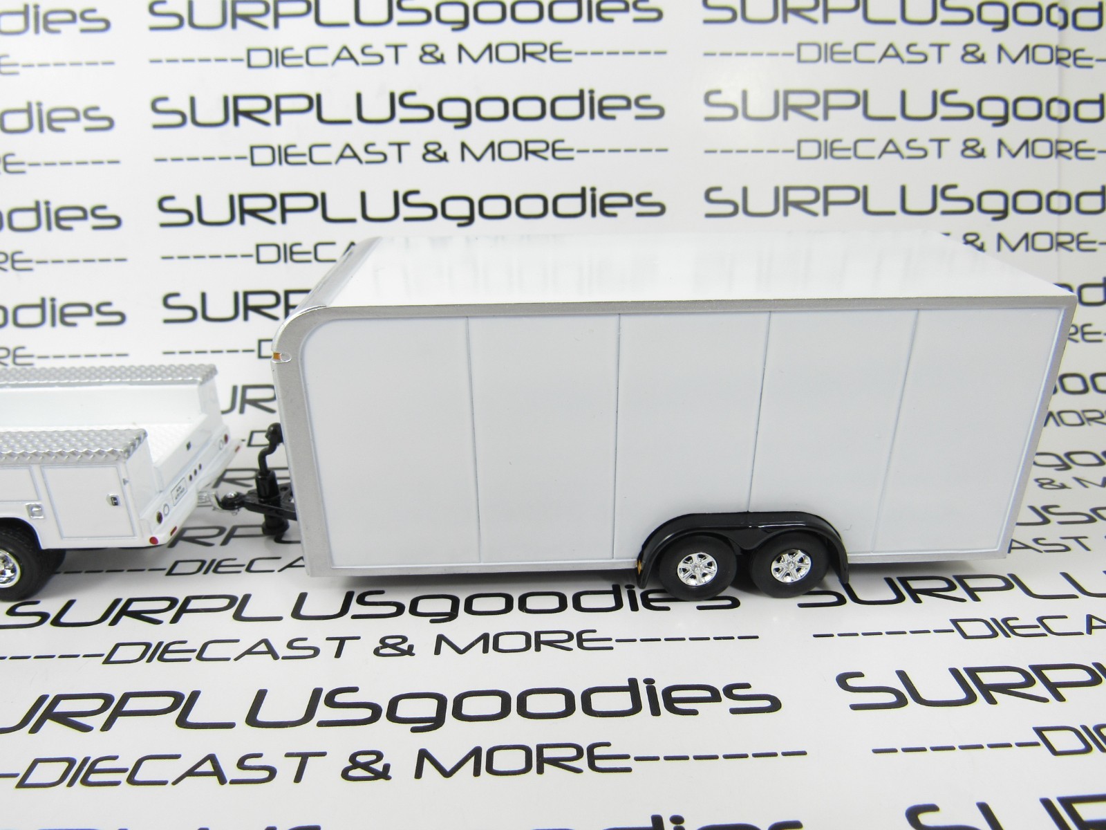 Greenlight LOOSE 1993 DODGE RAM W350 Dually Service Truck w/Enclosed Trailer