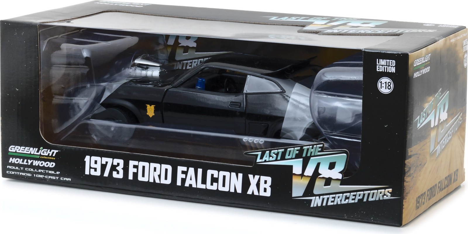 1973 Ford Falcon XB Mad Max Interceptor in 1:18 Scale by Greenlight