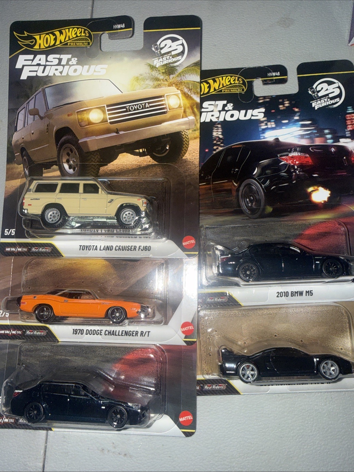Hot Wheels Premium 25 Years of Fast and Furious 2026 Mix 3 DieCast #2, 3, 4×2, 5