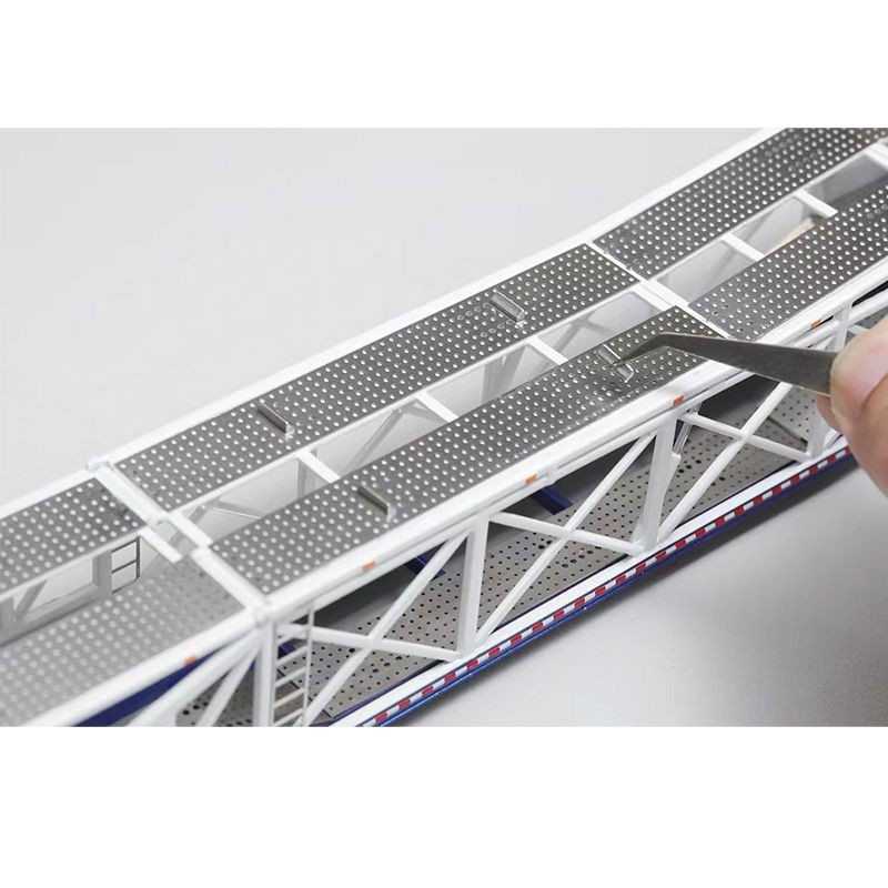 GCD 1:64 Diecast Car Carrier Trailer 10-Unit Loading Black Blue Metal Model