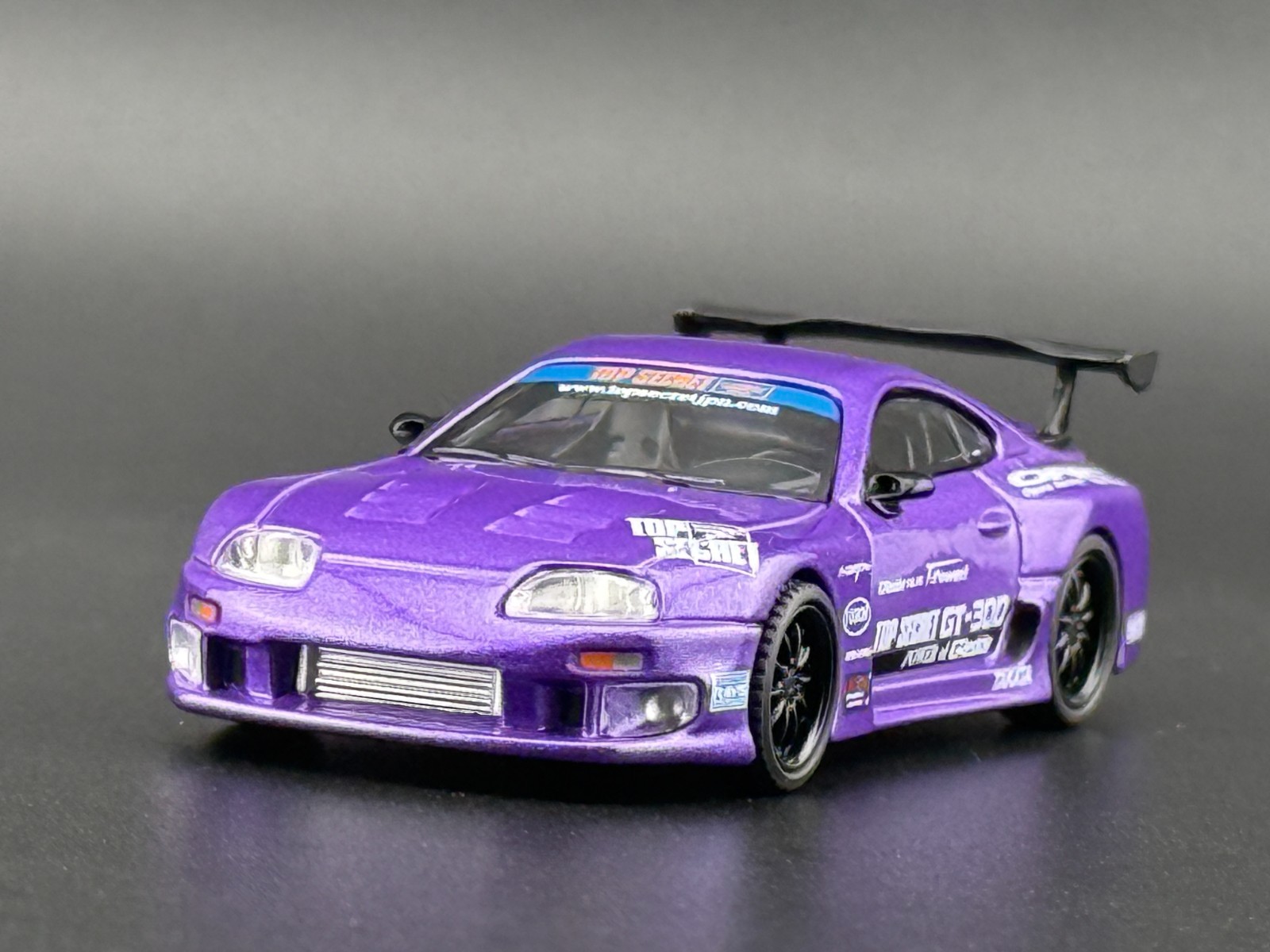 Mini GT Toyota Supra (A80) Top Secret GT-300 Purple #1067 1/64