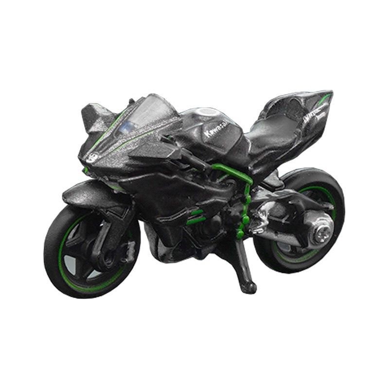 1:64 Kawasaki H2R Motorcycle Model Mini Car Figurine Set Collection of Gifts