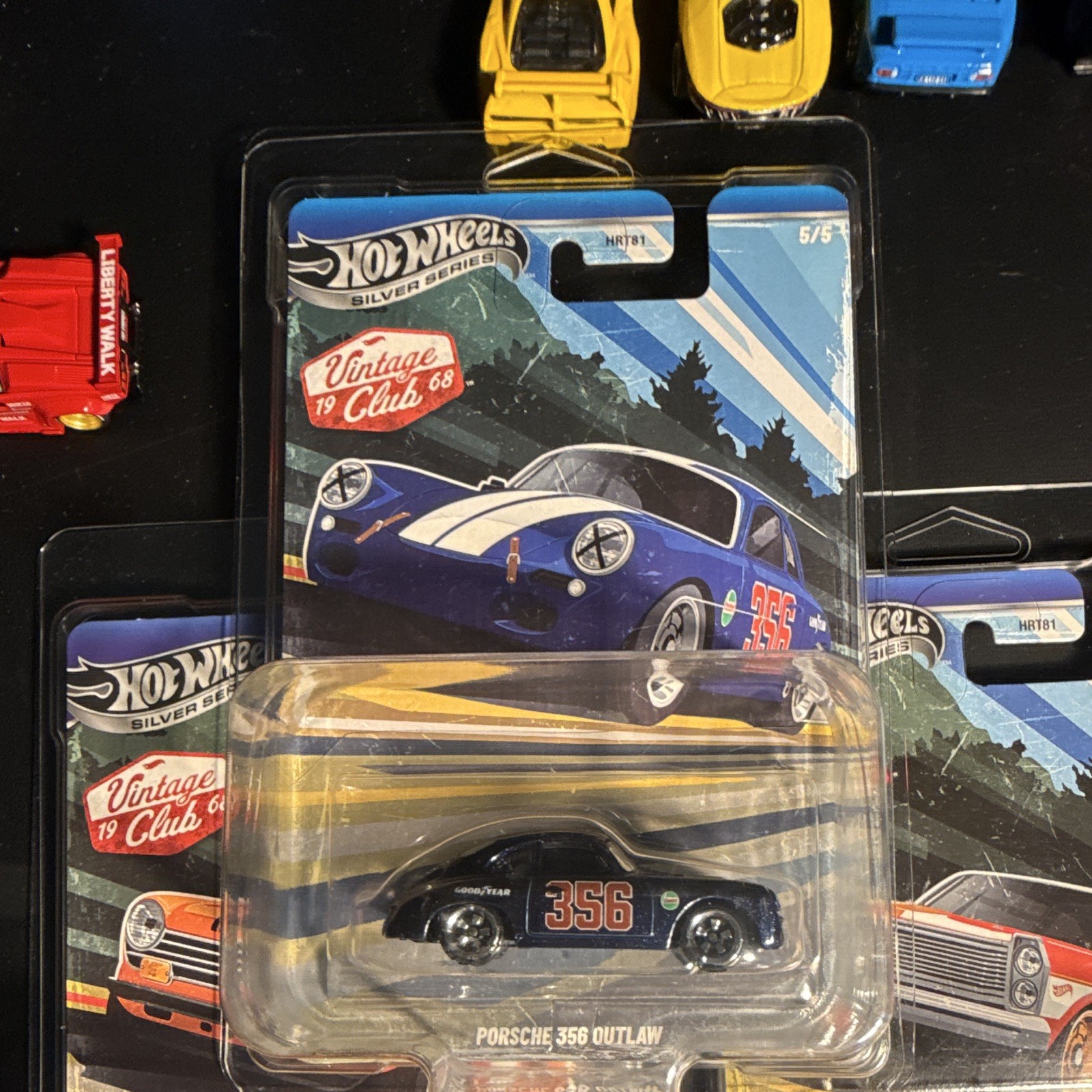 Hot Wheels Silver Series Vintage 19 Club 68 Set of 5 Cars