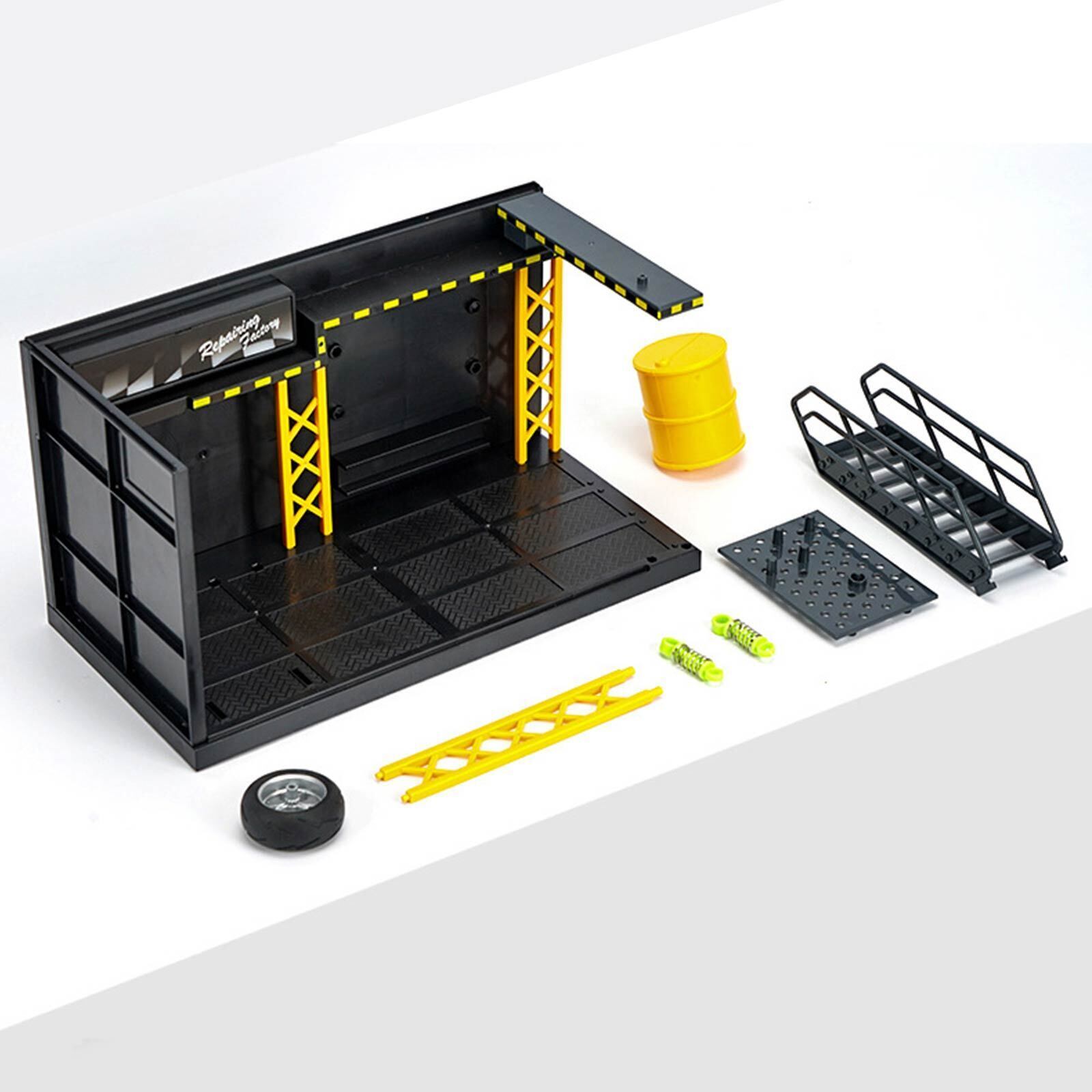 1/24 Diorama Model Car Repair Shop Model Diecast Garage Scene Model Toy DIY