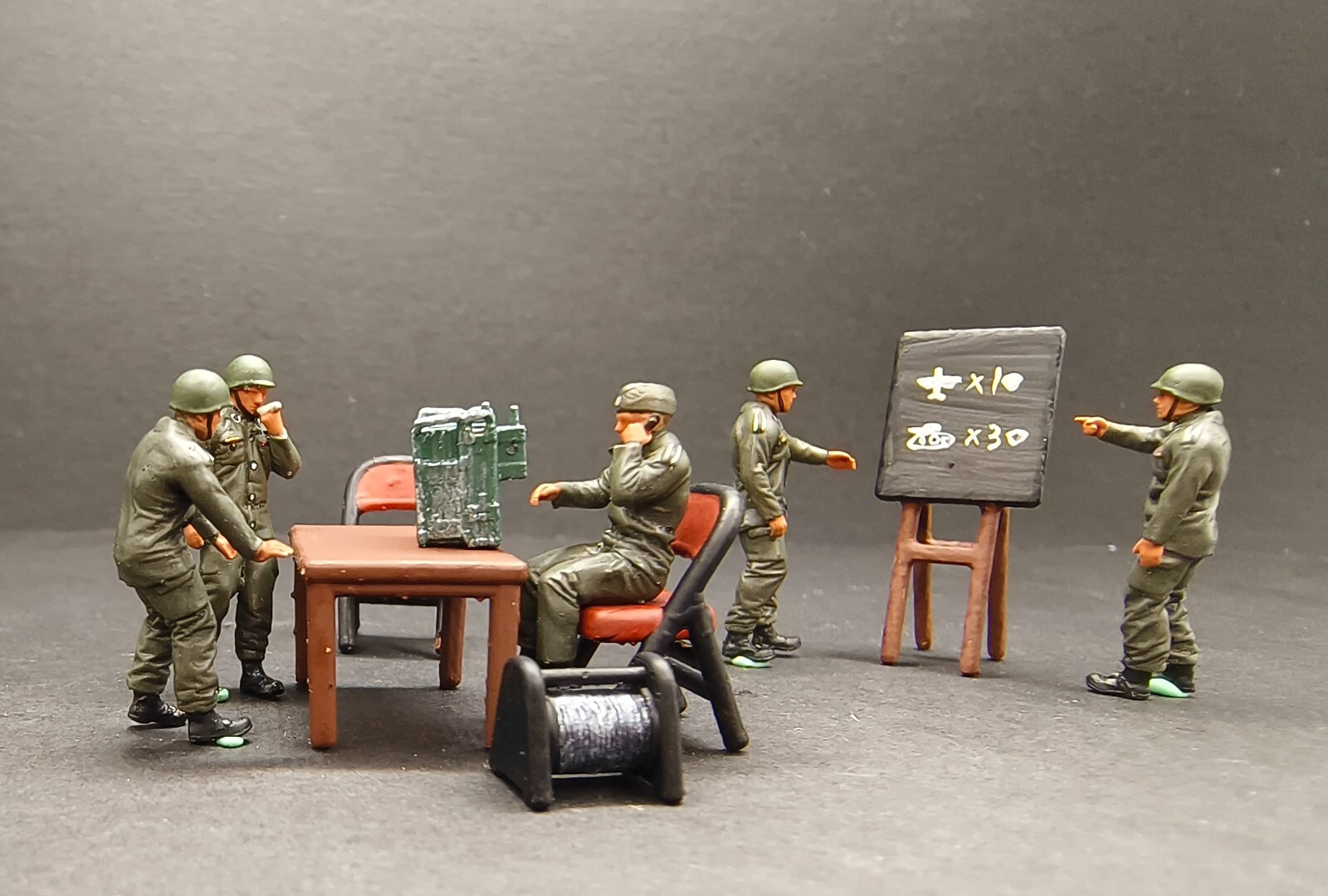 WW2 1/72 tank 1:72 USA GERMANY Command Post Battlefield5 Diorama totalwar