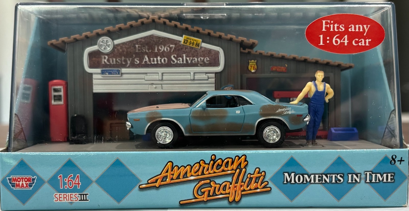 Motor Max American Graffiti Series III Diecast Lot 1:64 Dioramas 1:43 Cars 10 pc