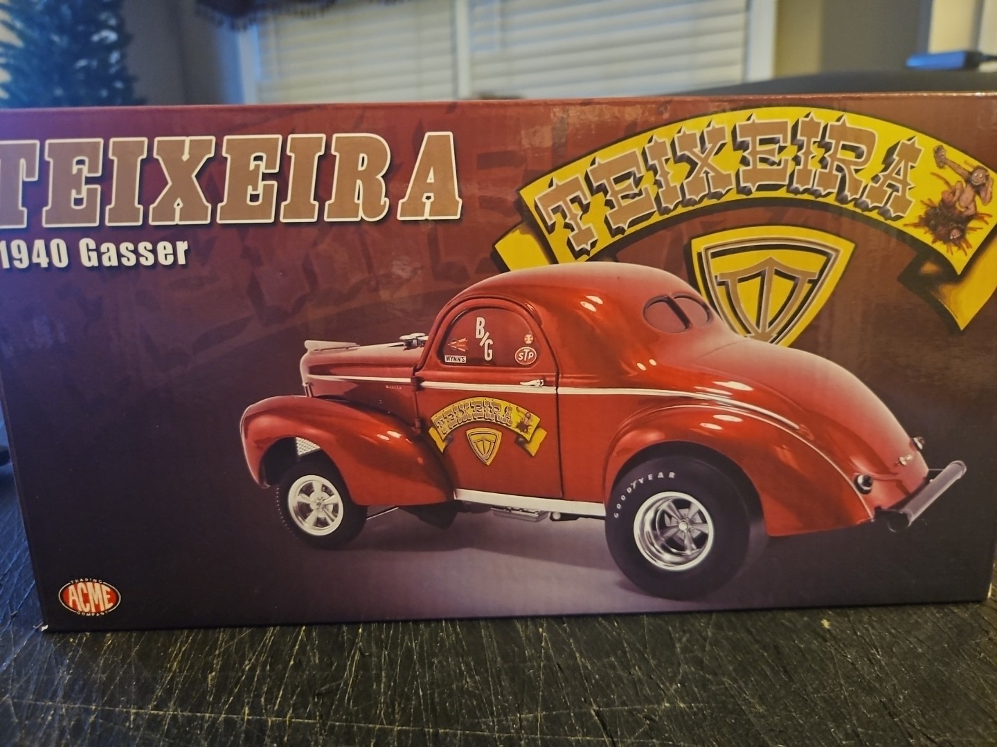 1940 WILLYS GASSER TEIXEIRA HEMI DRAG RACING A1800928 ACME 1:18 VINTAGE NHRA GMP