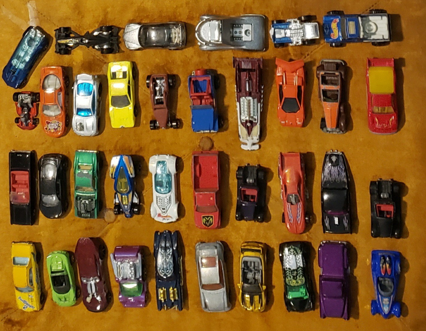 Lot of 73 Hot Wheels Loose Cars From Various Years and Models In Used Condition