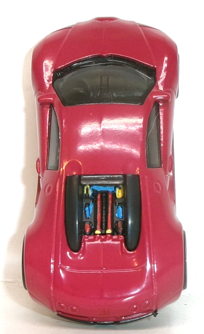 LOOSE 2025 HOT WHEELS 1:64 RED BUGATTI VEYRON WHEEL SWAP REAL RIDERS