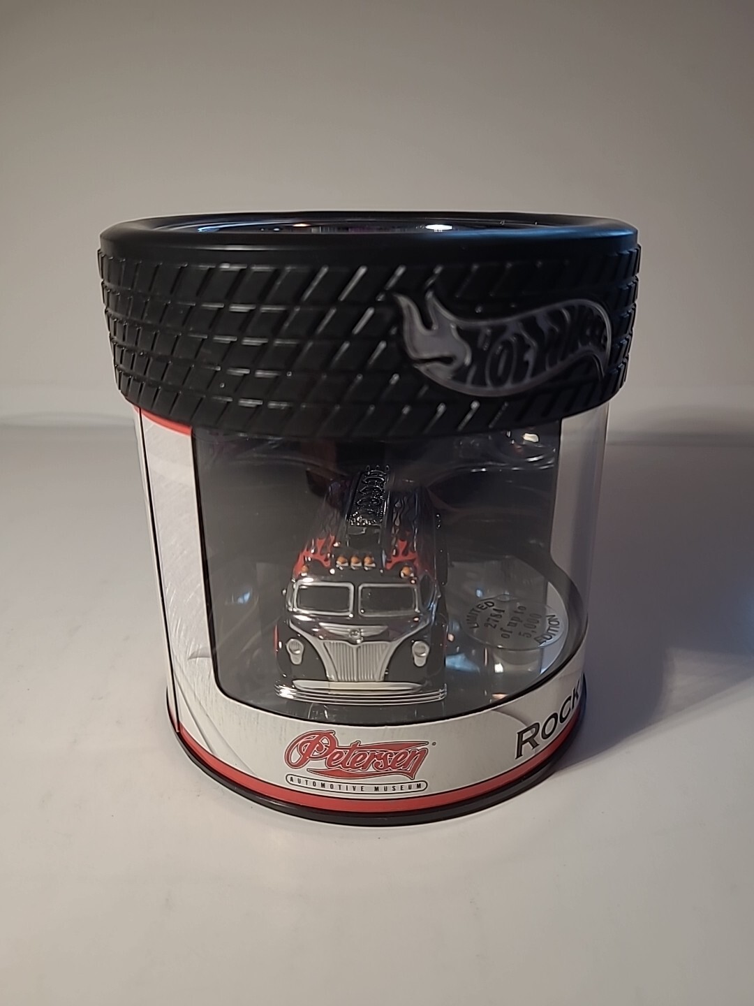 Hot Wheels Rocket Oil Tanker 2004 Petersen Automotive Museum Oil Can Black1/5000