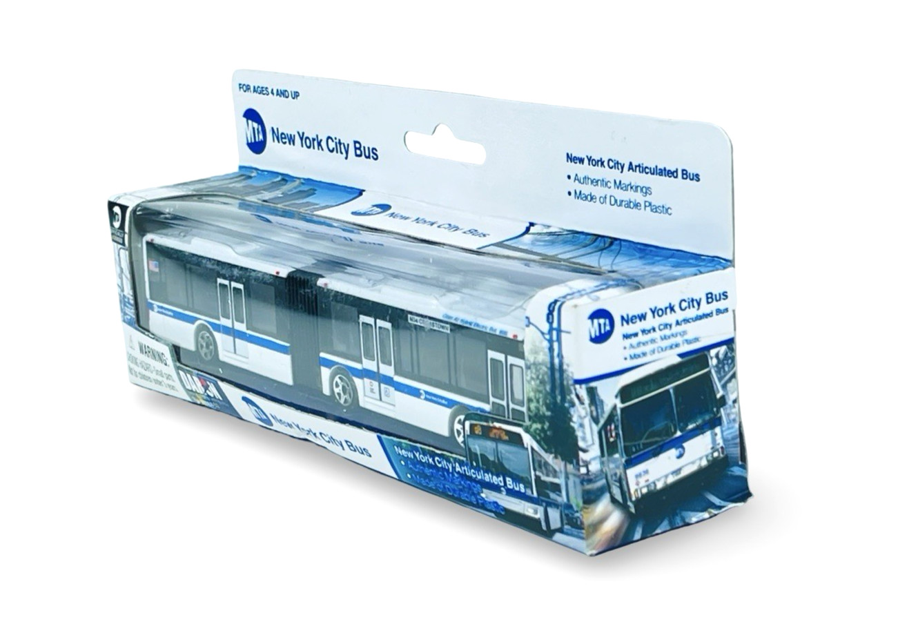 #RT8452 Daron New York City Articulated Bus ~ Sealed 2012 6″ In Length