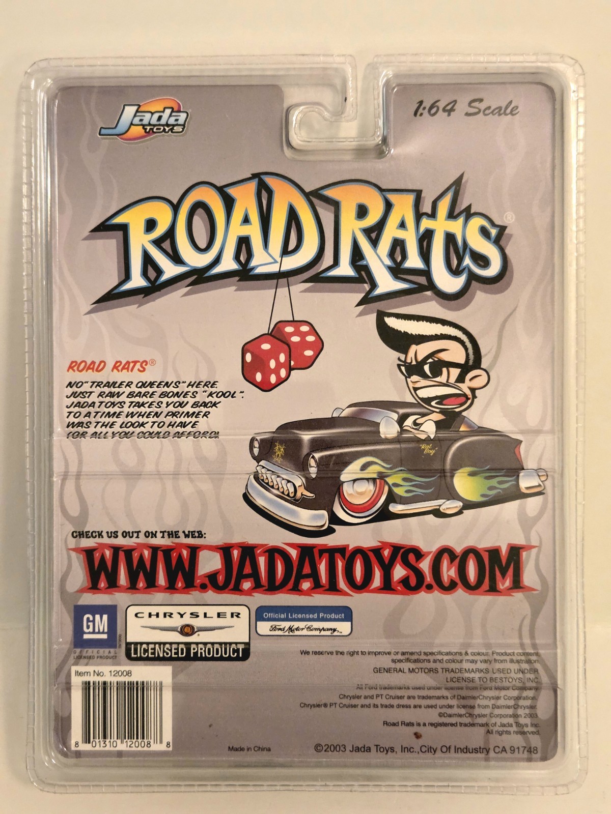 Jada Toys Road Rats ’53 Cadillac Series 62 Matte Burgundy Diecast 1:64 Scale