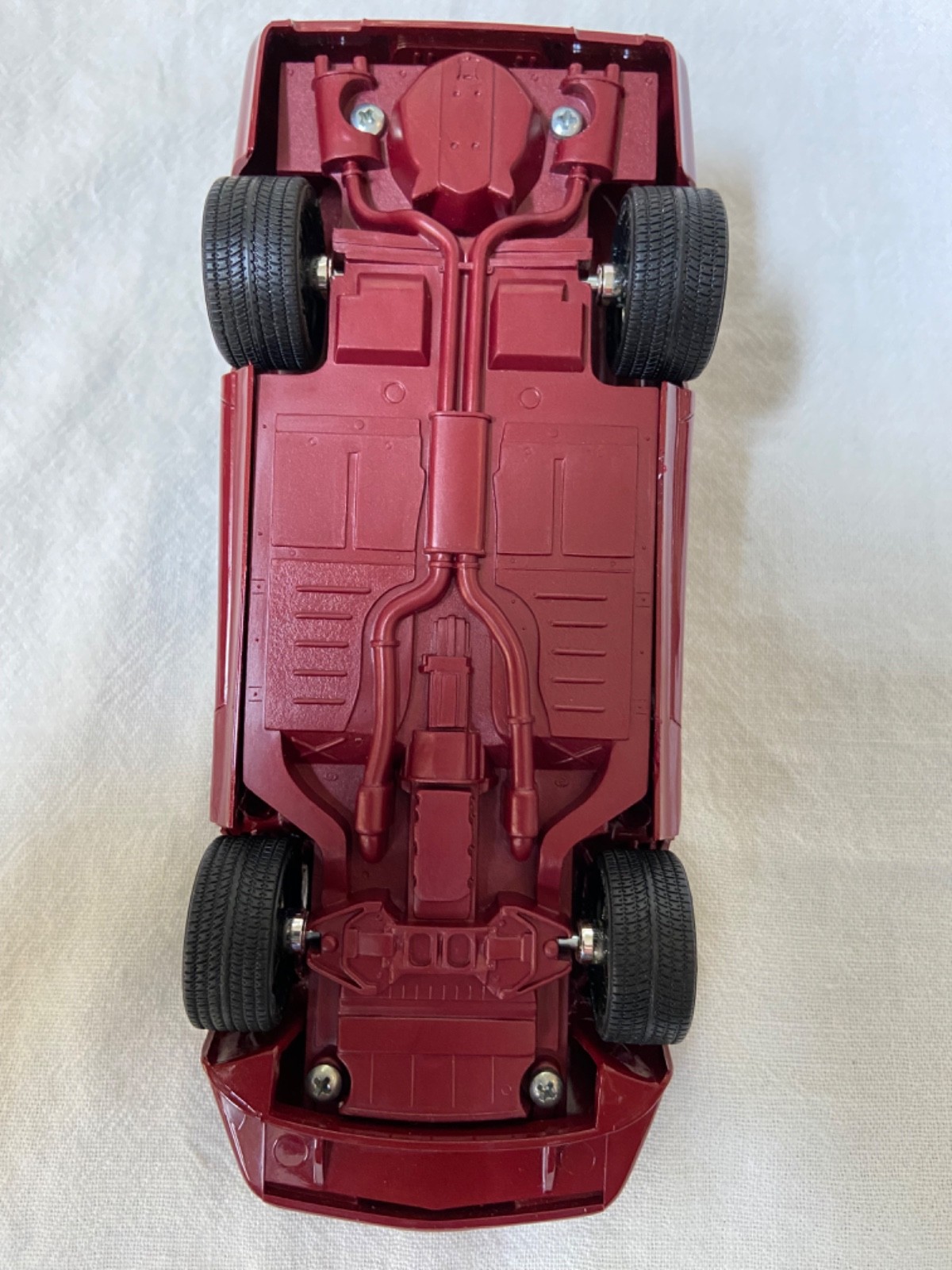 AMT Ertl 1991 Chevrolet Corvette ZR-1 Promo metallic red w/tan & black interior
