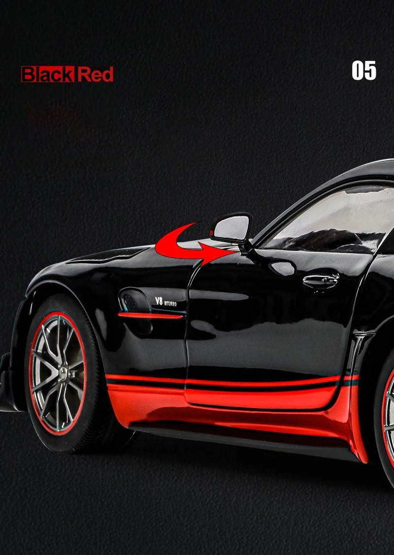 1:18 Mercedes-AMG GT-R Diecast Model Car – Luxury Sports Collectible, Detailed
