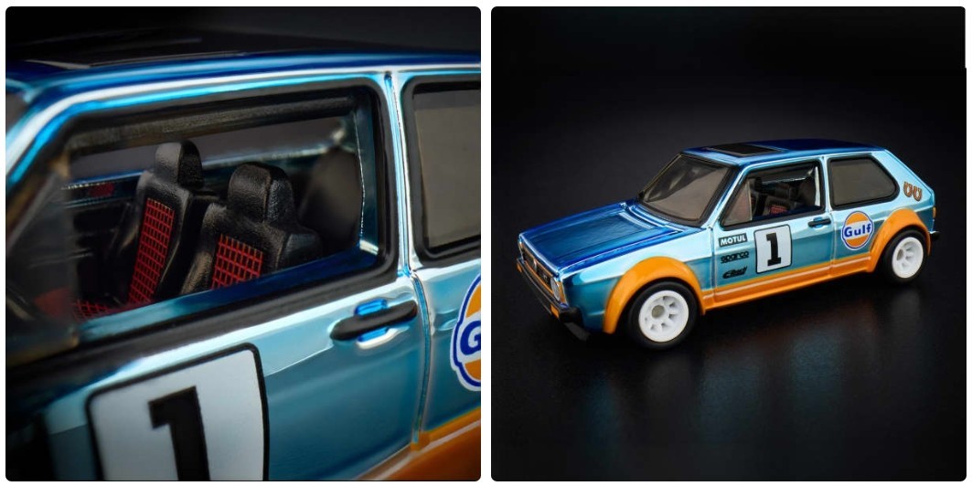 NEW Hot Wheels RLC Exclusive 1976 Volkswagen Golf Mk1 GTI GULF Racing DECO