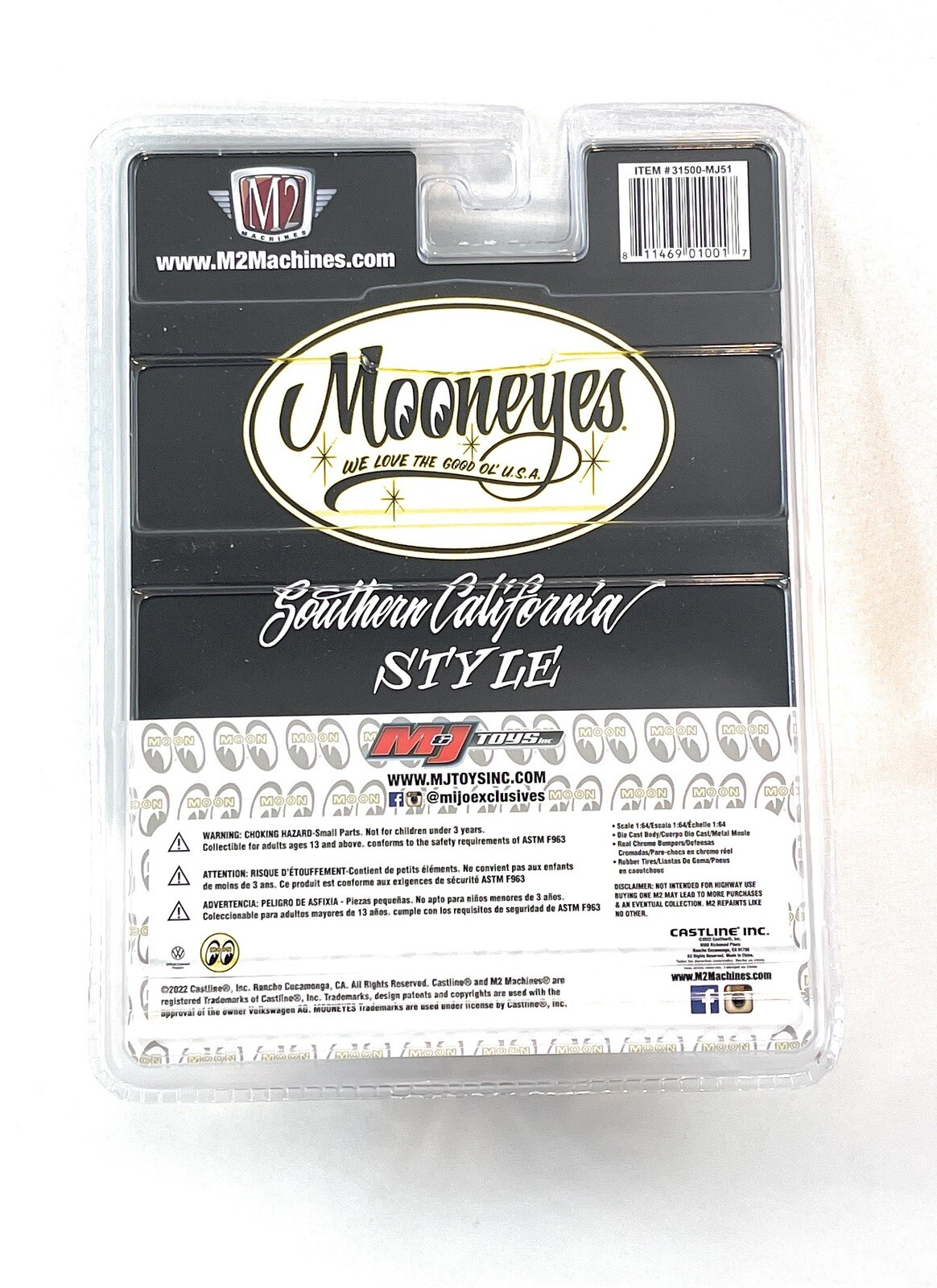 M2 1:64 1960 Volkswagen Short Pickup w/ Canvas Cover Mooneye’s 31500-MJS51-6B