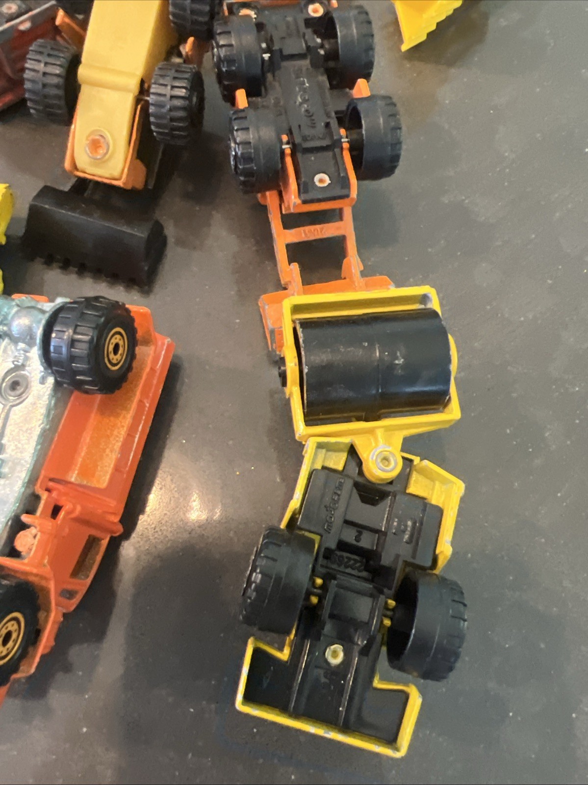 Lot Of Construction Diecast & Plastic Mixed Brands And Models See Description