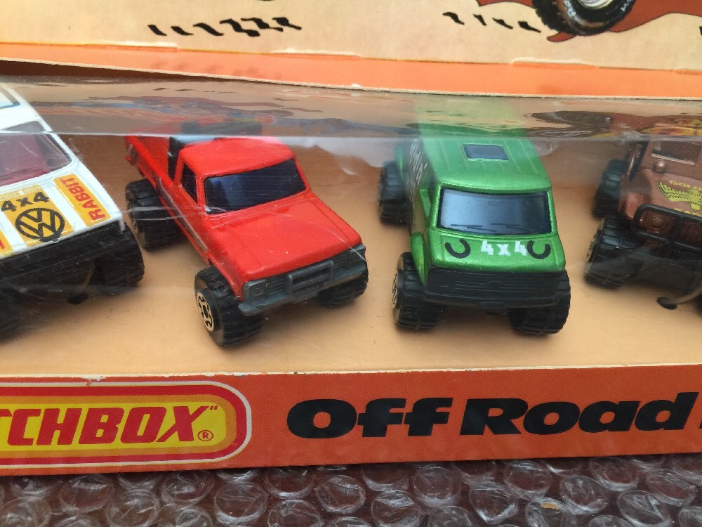 1982 Matchbox Superfast Super Set Off Road Riders Lesney Brand New Gift set USA